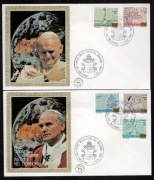 Watykan,Poste Vaticane, Mi.792-802,FDC,podróże papieskie Jana Pawła II