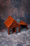 Modułowa Kuźnia 3D do Gier DnD RPG Sceneria zgodna ze skalami 28-32mm