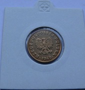 5 Gr 1949 R Brąz Bardzo Ładne