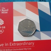 2016 WIELKA BRYTANIA 50 pence ( 50p )