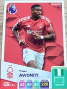 Panini Adrenalyn XL Premier League 2025 #293 Taiwo Awoniyi