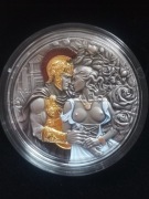 ARES I AFRODYTA Potęga miłości 2 uncje srebrnej monety Kamerun 2026