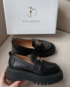 Mokasyny Eva Minge 37 38 skórzane skóra naturalna 