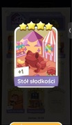 Monopoly go karta Stół słodkości 4* set 19 naklejka