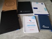 Okazja! Zestaw 5 sztuk notesów (różne rozmiary)