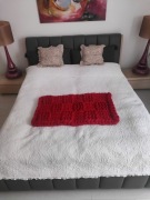 Koc gruby z polskiej wełny czesankowej Merino 