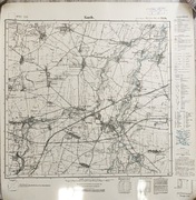 Messtischblatt Kanth nr 2890 Kąty Wrocławskie 1936 – oryginał P. Wrocławska