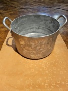 Solidny garnek aluminiowy 18l grube ścianki vintage prl