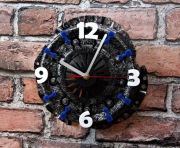 Zegar z docisku sprzęgła Loft Patyna Moto Gadżet