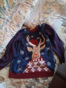 Bluza świąteczna z reniferem