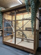 Duza klatka dla ptaków na kółkach, wojlera dla ptaków