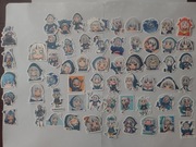 Gawr Gura (RIP) Hololive Naklejki ~50szt Anime