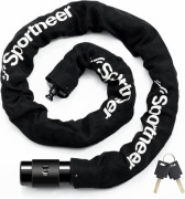 Łańcuch Rowerowy 100 cm – 8 mm | Sportneer Heavy Duty | 2 Klucze