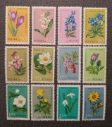 Polska Fi 1177-1188** Rośliny chronione 1962r nr 63 !!!