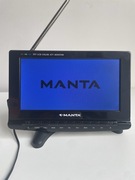 Telewizor przenośny MANTA LCD-801 8” | komplet | sprawny