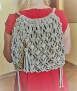 Plecak, worek makrama