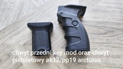 Chwyt przedni key mod oraz chwyt pistoletowy ak12 pp19 arcturus 