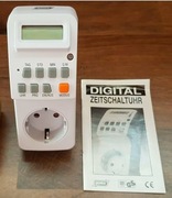 Programator czasowy, Wyłącznik tygodniowy, TIMER BOJLER cyfrowy 230v 16 A 