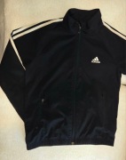 BLUZA SPORTOWA ADIDAS CHŁOPIĘCA CZARNA 152cm