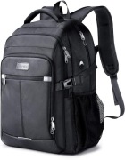 Plecak podróżny na laptopa do 17,3" czarny z wadami