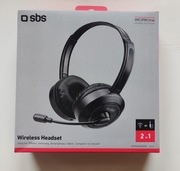 Nowe słuchawki bezprzewodowe SBS Workline Tesmheadphbtk 2 w 1 