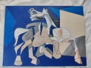 Obraz olejny na płótnie kopia Pablo Picasso - kubizm symbolika cierpienia