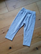 Spodnie welurowe welurkowe szare dla dziewczynki Lupilu 86