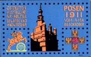 POZNAŃ Posen wystawa Oficjalna karta nr 1 1911