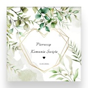 SKŁADANE ZAPROSZENIE NA KOMUNIĘ ŚWIĘTĄ 17