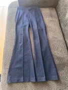 Spodnie dzwony jeansowe Niumi Clothes 38 granatowe flare vintage Y2K