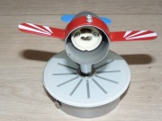 Lampka kinkiet samolocik do pokoju dziecięcego