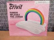 Basenowy Tęczowy Materac Dmuchany Crivit 