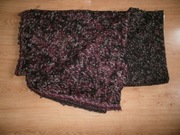 8 DUŻYCH KUPONÓW WEŁNA MELANŻ BORDOWA CZARNA PARZONA JEDWAB ALPAKA + INNE