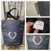 Torpol torpol diamond torba szoperka shopper szary kryształki duża bdb