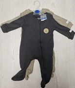 Bawełniane pajacyki niemowlęce – 2-pak | Newborn 56 | nowe z metką +Gratiss