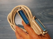 Kabel do drukarki LPT 25p/centronics 36p + przejściówka na VGA