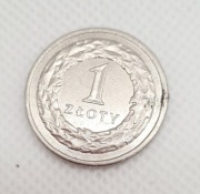 Moneta 1 zł z 2008 roku obiegowa 1zl złoty 2008r rok obiegowe RZADKA