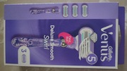 Maszynka Gillette Venus Deluxe Smooth Swirl i 3 ostrza 100% ORYGINAŁ