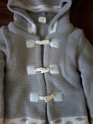 DZIERGANA KURTKA SWETERKOWA ROZ. 74