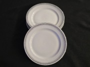 Talerze śniadaniowe 5 szt deserowe Chodzież Roman  prl retro 