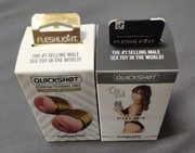 Fleshlight Quickshot Riley Reid & Stamina - zestaw masturbatorów + żel
