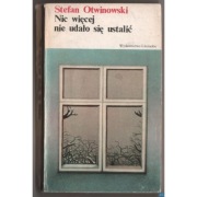 Nic więcej nie udało się ustalić - Otwinowski Stefan