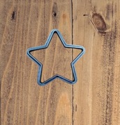 Foremka wykrawacz do ciastek pierników Gwiazdka  Boże Narodzenie Srebrna