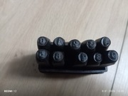 Numeratory wybijaki do metalu 4mm - Solidna stal - Zestaw 10 sztuk