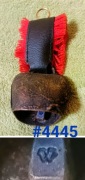 krowi dzwonek alpejski pasterski COW BELL schweiz #4445 ORYGINALNY 