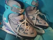 Łyżwy Oxelo FIT 100 regulowane 32-35