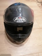 Kask na motor czarny 