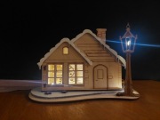 Ozdoba świąteczna bożonarodzeniowa domek