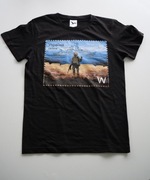 T-Shirt z nadrukiem pocztówki "Rosyjski statek"