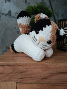 Ręcznie robiony kotek, maskotka dla dziecka Handmade